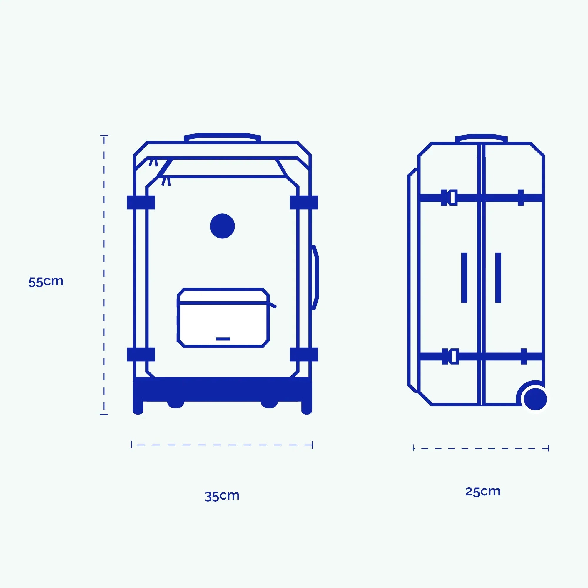 Valise souple 2 roues small Askim