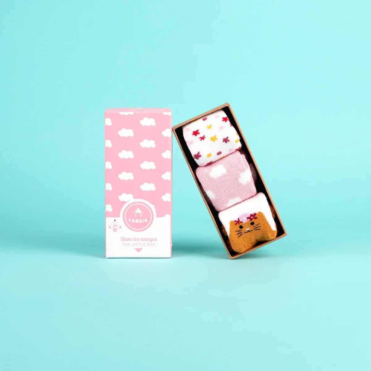 Dans les nuages - Pack de chaussettes bébé