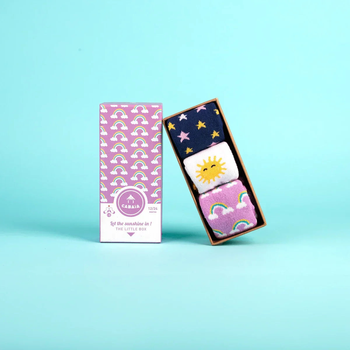 Let The Sunshine In - Pack de chaussettes bébé